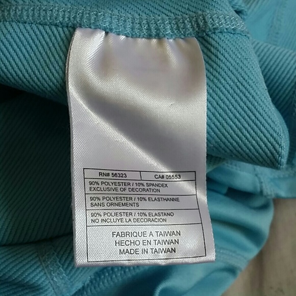 NIKE Dry Fit Tops Light Blue Size M Spandex 10% - Picture 6 of 6
